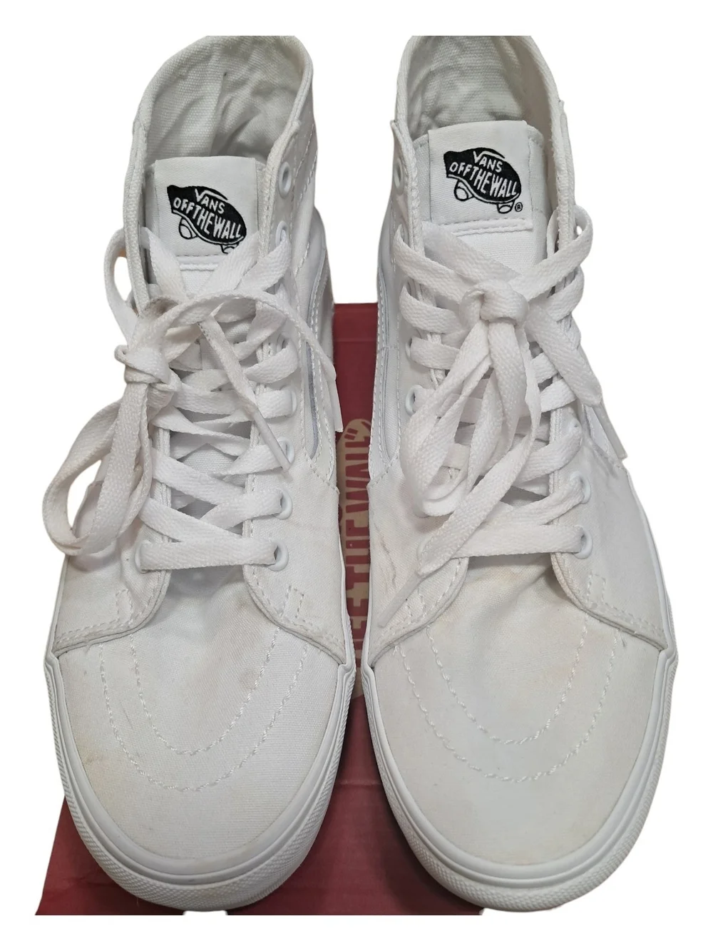 Vans Sk8-Hi Tapered Stackform White High Top Sneakers Size 9 Women’s ( 25.5 cm )